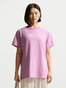 Nike Sportswear 女款寬鬆短袖T恤 IR7876-503 - 粉色 - 查看 1