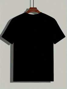 Men'S Retro  HOMIES  Graphic T-Shirt - 黑色 - 查看 2