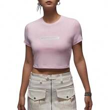 Nike/JORDAN Authentic Women's Fashion Casual Slim Fit Sports Short Sleeve T-Shirt HM4903-663 - HM4903-663 - View 8