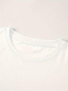 Camiseta estampada para hombre 100% algodón 210G - Blanco - Ver 4