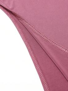 Breathable Daily Wear Convenient Elastic Tie-Up Split Modest Hijab Muslim Headscarf, Instant Hijab - Multicolor - View 6
