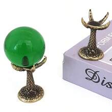 1pc Gothic Dragon Claw Crystal Ball Display Stand, Vintage Distressed Style, Spherical Ornament Base, Suitable For Crystal Collection And Home Aesthetic Decor, Gift For Fantasy And Dark Style Enthusiasts, Birthday Gift / Graduation Season Gift / Independence Day Gift / Wedding Season (Ball Not Included) - 1PC - View 5