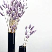 60/120/180/240入 44cm 人造兔尾草，居家裝飾人造兔尾草莖，適用於波希米亞花卉裝飾、DIY手工藝、居家廚房與婚禮裝飾、聖誕裝飾、感恩節裝飾、DIY花環裝飾 - 灰紫色 - 查看 7