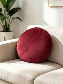 1 pièce 2 pièces Ensemble combiné Taie d'oreiller ronde de couleur unie Taie d'oreiller moderne minimaliste en velours Housse de coussin de siège de fenêtre ronde Douce et respectueuse de la peau Salon Chambre à coucher Canapé Taie d'oreiller décorative asymétrique Décoration quotidienne décontractée Jardin Cour Tissu Décoration Taie d'oreiller de lit Housse de coussin de tête Oreiller de voiture Toutes saisons Universel Sans insert Diamètre 45cm 50cm 30*50cm 45*45cm - 29# Huang - View 12