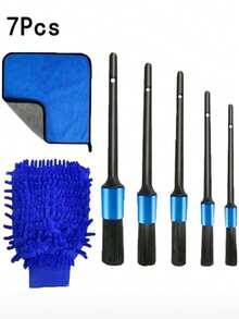 20pcs Car Interior Dusting Cleaning Brush Set, Soft Microfiber Towels, Suitable For Cleaning Dashboard, Air Vents, Wheels, Removing Car Dirt And Putty, Ideal For Car Decoration, Sedans, Trucks, SUVs And RVs - A - View 11
