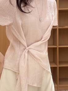 Women Tops - Baby Pink - View 10