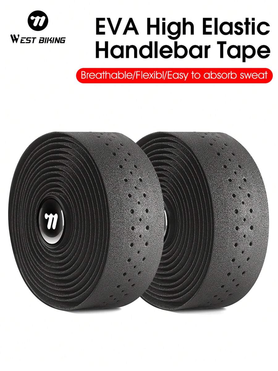WEST BIKING Bicycle Handlebar Tape High Elasticity EVA Material Soft Comfortable And Shock Absorbing Cycling Gear - Multicolor - View 1