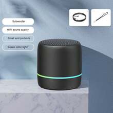 Mini altavoz Bluetooth portátil con graves potentes, micrófono HIFI de silicona con cancelación de ruido, altavoz inalámbrico para música. - Ver 2