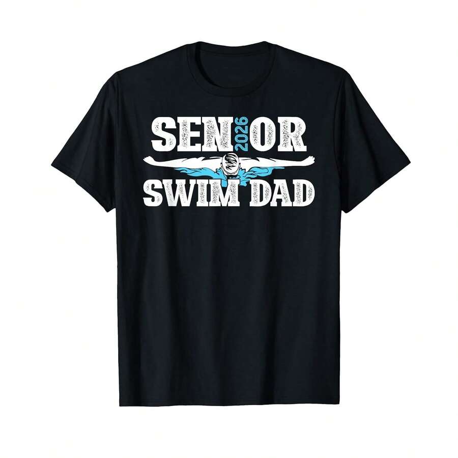 Camiseta unisex de manga corta, NataciónSeniorPapá2026OrgullosoNataciónSeniorPadre2026Camisetasdemujer, MichaelJacksonGráficoCamisetaDulceDiseño,VeranoInformalDesgaste, CalienteClimaWear,camisetasparamujer,camisetasparahombre,playerasdehombre,,y2k,spiderman,regalosparaEsonovio,RetroVintage,playerasdehombregimnasio, spiderman, FIFACampeonato Mundial2026Camiseta,,regalosparaEsonovio, - Negro - Ver 1