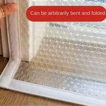 Winter Bedroom Sealed Window No-Drill Installation Extra Large Size Thickened Thermal Insulation Bubble Film Windproof Cold-Proof Warm Curtain - Bubble Wrap Zipper Curtains - View 8