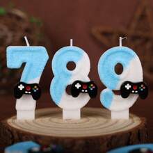 1PC Game Controller 0-9 Number Birthday Candle Creative New Style, Gaming Theme, Suitable For Cake Decoration, Dessert Table, Party Birthday Celebration Candle - View 10