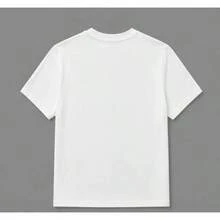 Men's Short-Sleeved T-Shirt, Casual Everyday Style, With A Classic Crew Neck And Stylish Letter Print, Full Of Modern Charm. Sold Individually. - 白色 - 查看 3