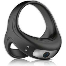 Vibrating Cock Ring Silicone Penis Rings Mutiple Vibration Modes For Erection Enhancement  Male Adult Cockring Sex Toys For Men Couples - one-size - View 1