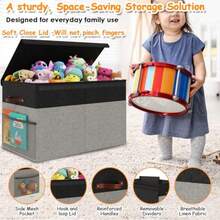Toy Storage - Gray and Black - View 4