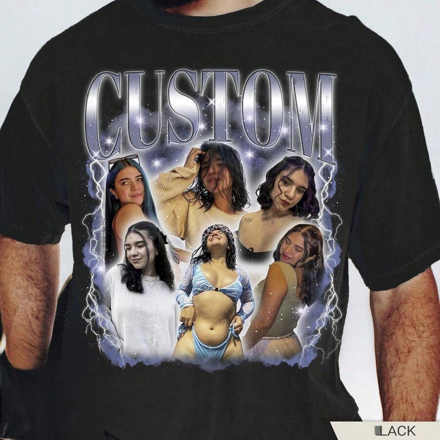 2026 Com Fort Colors Personalized Girlfriend Shirt, Custom Bootleg Girlfriend T-Shirt, Bootleg Boyfriend T-Shirt - Back 8 - View 1