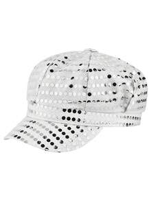 1/2pcs D EXCEED 70s Style Sequin Rhinestone Hat, Women's Party Dance Hat, Disco Daily Wear, Birthday Ball, Ballroom Stage Performance Carnival Accessory - Multicolor - View 14