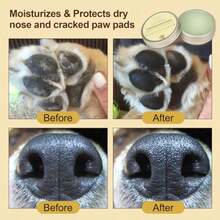 Natural Paw Balm For Dogs And S. Moisturizes Dry Nose Cracked Paw Pads Snout Soother, Moisturizer Paw Tector Lick  Dog Paw Balm  Nose Balm 2oz 56g - Matte Golden - View 3