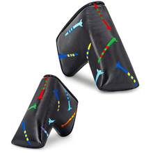1pc Colorful Nail Pattern Golf Club Head Cover, Shockproof Scratch-Resistant Golf Protection Sleeve, Suitable For Golf Enthusiasts - Multicolor - View 3