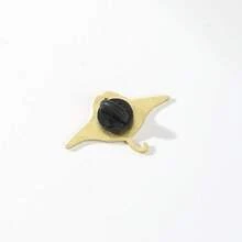 Manta Ray Enamel Pin Fashion Decorative Pins Ornaments Lapel Bag Badges Jewelry Gifts - Black - View 8
