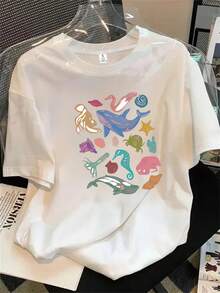Halloween Graphic T-Shirt - White - View 1