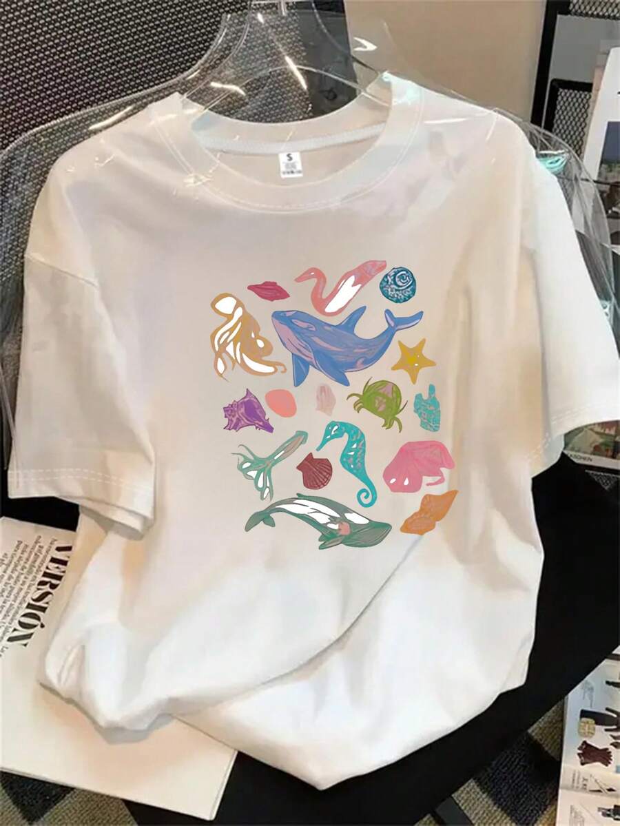 Halloween Graphic T-Shirt - White - View 1