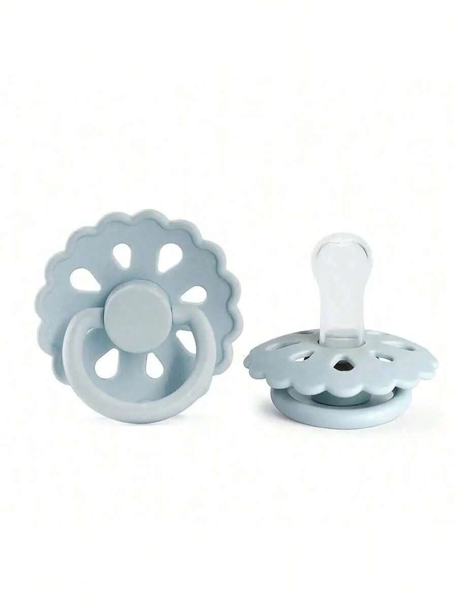 Portable Silicone Baby Pacifier, , Luminous, Multi-Pattern Design, Durable, Single Pack - Gray Blue - View 1