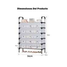 4/5/6/7/8/9 Tier Storage Rack Shoe Rack Easy To Assemble - White - View 8