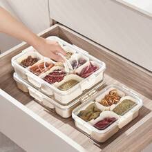 露營廚房冰箱密封水果香料收納盒 乾果調味料分裝儲存罐 - 彩色 - 查看 7