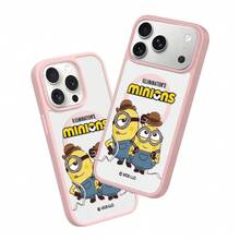 Miniso Despicable Me Minions MagSafe Magnetic Charging Case For IPhone 17/17 Pro/17 Pro Max/17 Air/16 Pro Max/15 Pro/15 Pro Max/14/13/15 Pro/12 Pro/16 Plus. Cute Cartoon Transparent Protective Case For Girls, Compatible With Apple. - Pink - View 2