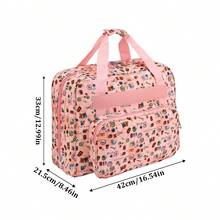 1pc Sewing Pattern Printed Crochet Yarn Storage Bag, Sewing Machine Storage Bag, Suitable For Sewing Supplies Storage, Dedicated For Handmade DIY Projects, Gift For Sewing Enthusiasts - Storage Bag - View 8