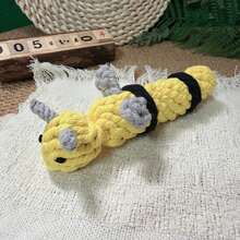 Little Bee Shaped Chew Rope Toy For Pets, Durable, Teeth Cleaning, Interactive Training, Suitable For Medium And Large Dogs, Stress Relief, Pet Supplies - Little Bee - View 2
