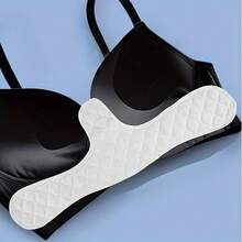 2pcs/1pc, Women's Sweat-Absorbing Bra Pads, Elegant Series Women's Sports Bra Sweat-Absorbing Pads, White Sweat-Absorbing Bra Pads, Washable And Reusable Bra Liners, Sweat-Absorbing Pads, Moisture-Wicking Bra Pads Suitable For All Seasons, Suitable For Yoga, Sports And Hot Weather With Non-Slip Ergonomic Design - Multiple Styles - View 5