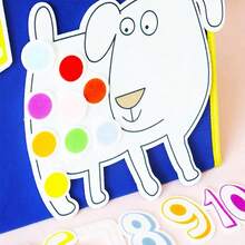 Quixorblex 30pcs/Set Kit de Aprendizaje de Fieltro, Accesorios de Reconocimiento de Números y Colores, Ejercicios de Mejora Cognitiva, Herramientas de Aprendizaje Interactivo, Regalo de Cumpleaños, Decoración Creativa de Fieltro, Adecuado para el Hogar - Multicolor - Ver 12