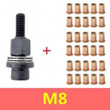 30pcs Rivet Nut Tool Kit - Alloy Steel, M3, M5, M8 Industrial Rivet Nut Setter Tool Set, Manual Rivet Gun Tool | Rivet Pliers, Suitable For Home DIY, Furniture, Automotive Repair And Metal Fabrication Projects, Men's Tools, DIY Tools, Multifunctional Tools - Multicolor - View 11