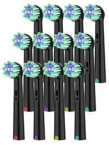 4/12/20 Pcs Compatible With OralB Electric Toothbrush Replacement Cross Clean Brush Heads, Toothbrush Head Refills Compatible With Oralb Pro Series Electric Toothbrushes - View 16