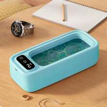 New Multi-Functional Portable Rechargeable USB Cleaner | A Home Cleaning Essential | Suitable For Jewelry, Makeup Brushes, Glasses, And Other Household Items |  Suitable For Home, Travel, Dormitory Use, Ideal Choice For Family And Female Friends - Blue - View 5