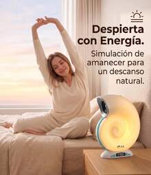 LED Horn Snail Lamp With RGB Light And Decorative Clock - 1PC - View 2