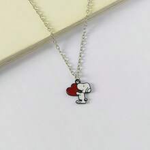SNOOPY 1件/2件 卡通吊墜珠飾手鍊 女款 小眾設計 黑白鎖骨鍊 適合粉絲、家人與朋友的精美小禮 日常必備 [隨機款式] - 彩色 - 查看 3