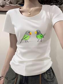 Women T-Shirts - White - View 2