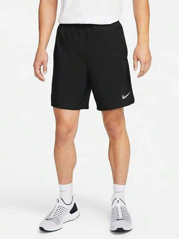 Nike Dri-FIT 速乾男款跑步訓練短褲 梭織運動百慕達短褲 - 黑色 - 查看 1