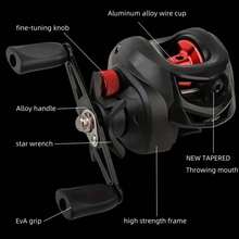 Multifunctional Casting Fishing Reel - Suitable For Both Hands, 7.2:1 Gear Ratio, Applicable For Freshwater And Saltwater Fishing, Durable Aluminum Alloy And ABS Material, Multicolor, Can Be Used As Christmas Gift, Perfect Choice For Thanksgiving - Multicolor - View 9