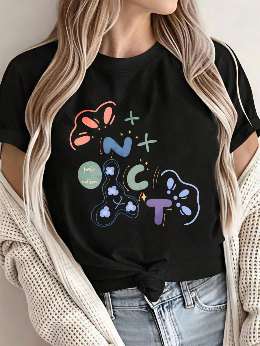 Women T-Shirts - Black - View 1