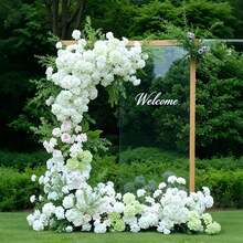 1/10/100 piezas Cabezas de flores de hortensia artificiales con tallos, flores de seda falsas de color púrpura para decoración de mesa, hogar, oficina, fiesta, boda, plantas artificiales, decoración de primavera, habitación, mesa, decoración de jardín, suministros de decoración de habitación, regalo del Día de San Valentín - Blanco - Ver 5