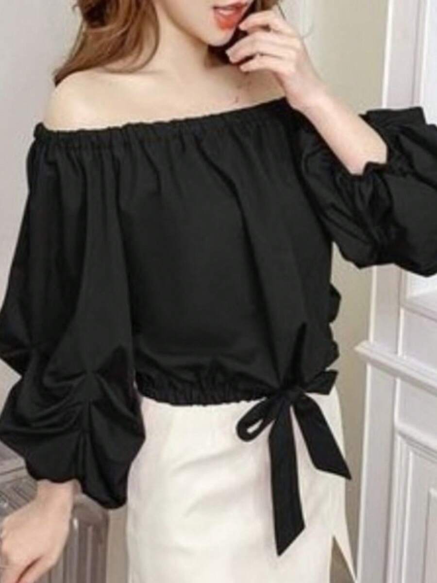 Women Blouses & Shirts - Black - View 1