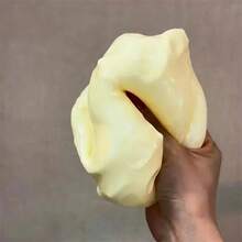 Cheese Jumbo Cube Stress Ball Big Cheese Shapeable Squeeze Ball Non-Bounce Fidget Toy ASMR Sensory Anti-Stress Gift - 1PC - 查看 6