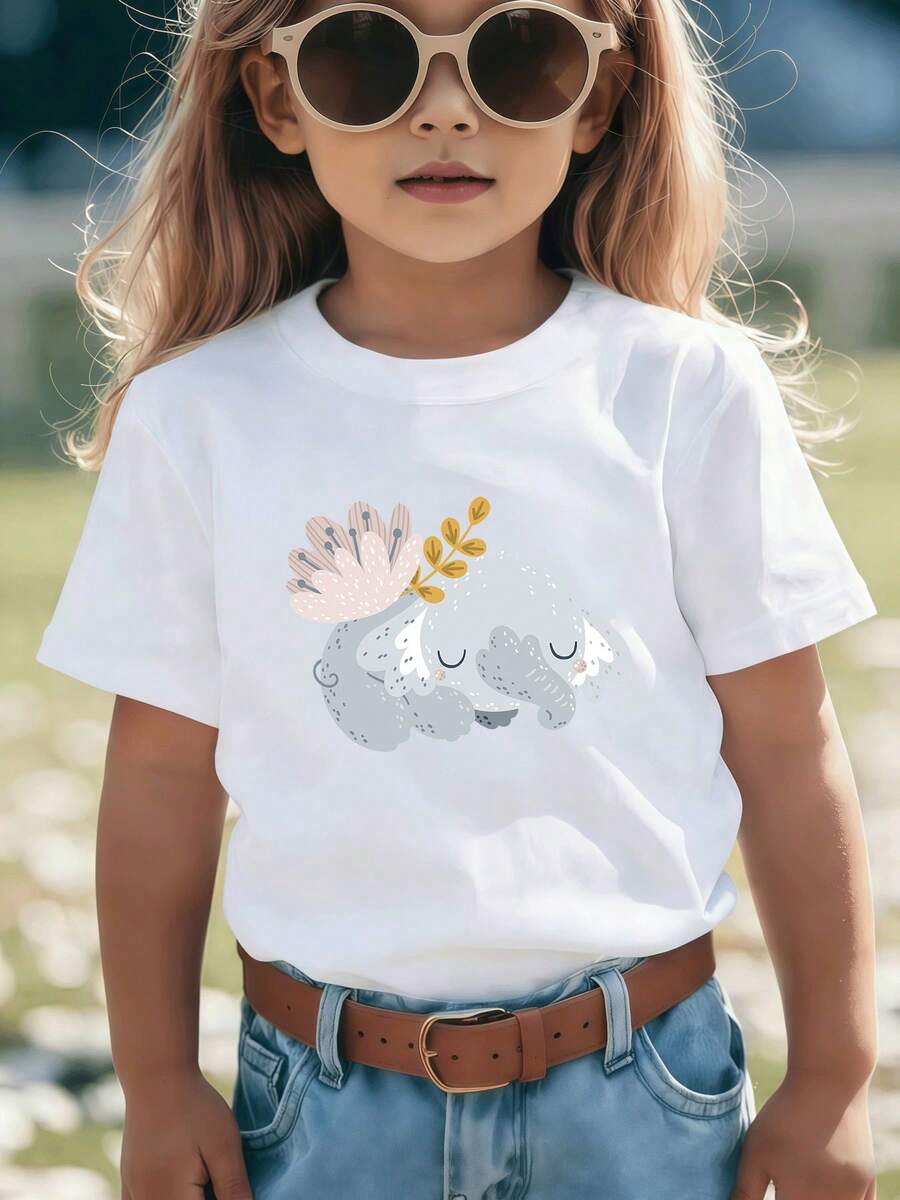 Bonita prenda de verano con dibujos entrañables perfecta para pasar días tranquilos en cualquier sitio - Blanco - Ver 1