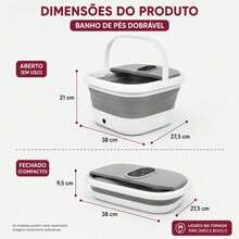 Electric Foldable Foot Massager With Automatic Heating Basin And Adjustable Temperature - 查看 3
