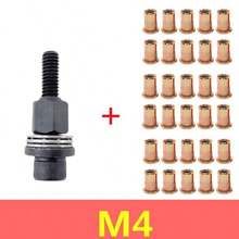 30pcs Rivet Nut Tool Kit - Alloy Steel, M3, M5, M8 Industrial Rivet Nut Setter Tool Set, Manual Rivet Gun Tool | Rivet Pliers, Suitable For Home DIY, Furniture, Automotive Repair And Metal Fabrication Projects, Men's Tools, DIY Tools, Multifunctional Tools - Multicolor - View 14