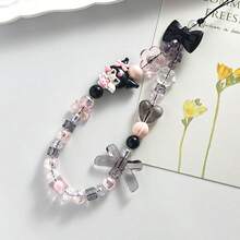 SANRIO 三麗鷗 1入 Hello Kitty 黑米 Melody 桂皮捲 糖果色手機吊飾 手機鍊裝飾鍊 多色手機殼掛鍊 吊繩裝飾 精緻簡約 適合生日禮物 情人節 婚禮 旅行配件 節日派對 返校季 - 彩色 - 查看 12