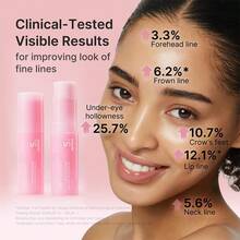 2pcs Collagen Rich Moisturizing Facial Cream Stick, A Multi-Functional Product Integrating Volufiline, PDRN, And NAD, Suitable For Creating A Youthful Appearance, Improving Fine Line Effects, Firming Care, And Anti-Aging Care | Suitable For Under The Eyes, Neck, Forehead, Smile Lines, And Lip Care, Light And Non Greasy, Deeply Moisturizing, Dry Skin Hydrated And Radiant, Instant Moisturizing, Korean Skincare - Collagen - 查看 3